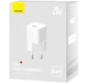 Сетевое зарядное устройство для Baseus GaN5 Fast Charger mini 1C 20W EU CCGN050102&nbsp;White - изображение 6