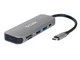 Мультипортовый адаптер USB хаб USB Type-C D-Link DUB-2325 2хUSB3.0, 1xUSB-C, 1xSD, 1xmicroSD Grey - изображение 1