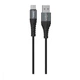 Кабель для зарядки Hoco X38 Type-C 1 м Дата-кабель черный USB - изображение 1