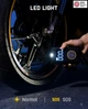 Портативный&nbsp;насос компрессор Fanttik X9 Pro для накачки шин с цифровым экраном и фонарем - изображение 8