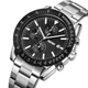 Часы наручные мужские Skmei 9253SIBK 3ATM 45 мм Black/Silver - изображение 2
