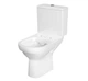 Унітаз-компакт Cersanit City 604 CleanOn 011 3/5 л з дюропластовим сидінням Slim SoftClose+QuickRelease - зображення 2