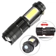 Фонарик BL-525-XPE-COB на аккумуляторе с кейсом - изображение 1