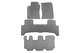 Коврики EVA (3 ряда, серые) для Lexus GX470 2002-2009 гг - изображение 1