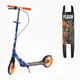 Двоколісний самокат Best Scooter FL-79200 Синій / Помаранчевий зі складаною конструкцією та підсклянником - зображення 1