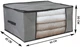 Складна коробка для зберігання речей Stenson 60 х 45 х 30 см Сіра (TD00554 grey) - зображення 3