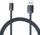 Кабель Baseus Crystal Shine Series Fast Charging Data Cable USB to iP 2.4 A 2 m Black (CAJY000101) - зображення 1
