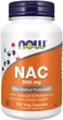 N-ацетилцистеин Now Foods NAC 600 mg 250 капс - изображение 1