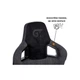 Кресло игровое GT Racer X-8005 Dark Gray/Black Suede - изображение 9