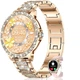 Смарт-часы женские LIGE I70 Gold Diamond Band (разговор, тонометр, пульсоксиметр) 2 ремешка - изображение 2