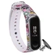 Силіконовий ремінець MRK для фітнес браслета Xiaomi Mi Band 4/3 з малюнком Flowers (265) з металевою кнопкою (mrk0039) - зображення 1
