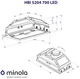 Вытяжка Minola HBI 5204 GR 700 LED - изображение 10