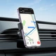 Автотримач для телефону BOROFONE BH92 Grand one-button car holder(air outlet) Black (6941991103681) - зображення 9