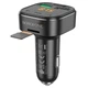 АЗП з FM-модулятором BOROFONE BC43 Flash QC3.0 car BT FM transmitter 18W Black (6974443387223) - изображение 5