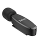 Бездротова мікрофонна система HOCO L15 Type-C Crystal lavalier wireless digital microphone Black - изображение 2