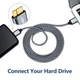​Кабель JSAUX USB 3.0 USB A Male to Micro B Male 2м grey - изображение 8