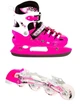 Ролики-коньки Scale Sport 38-41 Розовый - изображение 1
