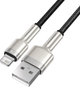 Кабель зарядный Baseus USB - Lightning Cafule Series Metal Data Cable 2м Black (CALJK-B01) - изображение 7
