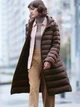 Пуховик зимний длинный женский Uniqlo 465276400 S Коричневый (1159799906) - изображение 6