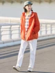 Ветровка мужская Uniqlo 917270446 S Оранжевая (1159800050) - изображение 5
