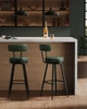 Стул барный 2 штуки Loft_Apartament 54 x 54 x 101 см цвет зеленый - изображение 3