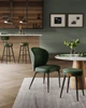 Стул барный 2 штуки Loft_Apartament 54 x 54 x 101 см цвет зеленый - изображение 4