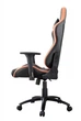 Крісло геймерське, дихаюча екошкіра, сталевий каркас, чорний Cougar Armor pro Black/Orange - зображення 4