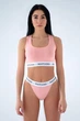 Хлопковые трусики бразилиана MARSANA BRIDGET 01-191 Персиковые S - изображение 4
