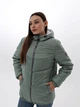 Куртка демисезонная с капюшоном женская Favoritti Лаке Тон 69 + Тон 10 В-1237 44 Оливковая (4900000272192) - изображение 2