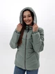 Куртка демисезонная с капюшоном женская Favoritti Лаке Тон 69 + Тон 10 В-1237 44 Оливковая (4900000272192) - изображение 3