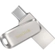 USB флеш накопичувач SanDisk 1TB Ultra Dual Luxe Silver USB 3.2/Type-C (SDDDC4-1T00-G46) - зображення 2
