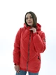 Куртка демисезонная с капюшоном женская Favoritti Лаке Тон 76 В-1270 54 Красная (4900000272116) - изображение 3