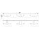 Планка з подвійними гачками 3х2 Perfect Sanitary Appliances RM 1503-3 - зображення 5
