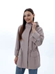 Куртка демисезонная удлиненная с капюшоном женская Favoritti МФ 102032 Тон 87 В-1292 46 Пшеничная (4900000272628) - изображение 1