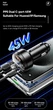 Автомобильное зарядное устройство Essager 105 Вт USB + 2TypeC PD+QC технология быстрой зарядки LED дисплей (757042195149) - изображение 6