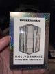 Набор пинцетов для бровей Tweezerman Metallic Collection HOLLYGRAPHIC Mini Tweeze Set (3 предмета) - изображение 7