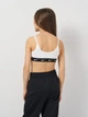 Подростковый спортивный топ для девочки Nike G Nk Df Nike One Bra FD2276-100 158-170 см White/Black (196608886822) - изображение 3