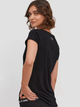 T-shirt damski z nadrukiem Karl Lagerfeld KL21WTS01 S Czarny (8052283338877) - obraz 2