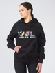 Худі жіноче Karl Lagerfeld KLWJ0027SK02238W1-001 M Чорне (9000005883678) - зображення 1
