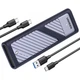 Зовнішня кишеня для SSD Ugreen CM559 10Gbps NVMe/SATA M.2 SSD to USB 3.2 (15511) [99272] - зображення 2