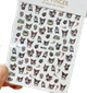 Наклейки на ногти Куроми, (Kuromi ) геншен, манги, hello kitty, Санрио Китти Мелоди аниме (AN)30646 - изображение 1