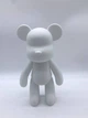 Флюїдний ведмедик fluid bear bearbrick, 23 см, з фарбами, коричневий - зображення 3