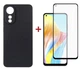 Комплект для OPPO A78 4g панель + скло DENGOS (Black) (DG-KM-03) - зображення 1
