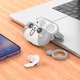 Бездротові навушники Bluetooth Hoco EW48 TWS Mysterious Cat для планшета/телефону Android/Samsung/Iphone дитячі в чохлі з котом Сірий - изображение 6