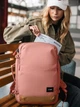 Рюкзак тканинний 34 л вміщує формат А4 PacSafe GO Carry-on Backpack 35155 Рожевий (0688334005580) - зображення 3