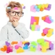 Магнитный Куб Головоломка Сома Magic Cube Прозрачный Разноцветный Набор с картами 54 шт (00574) - изображение 4