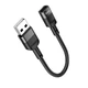 Перехідник Hoco U107 адаптер USB To Type-C (10см, на OTG, для планшетів та смартфонів, Type-C, тайпсі) - Чорний - зображення 1