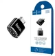 Перехідник адаптер Hoco UA5 з Type-C на USB (3A, OTG, для комп'ютера, ноутбука, макбука, телефону, Type-C, тайпси) - Чорний - зображення 4