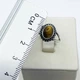 Кольцо серебряное с тигровым глазом 18 2,04 г - изображение 4