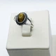 Кольцо серебряное с тигровым глазом 18 2,04 г - изображение 5